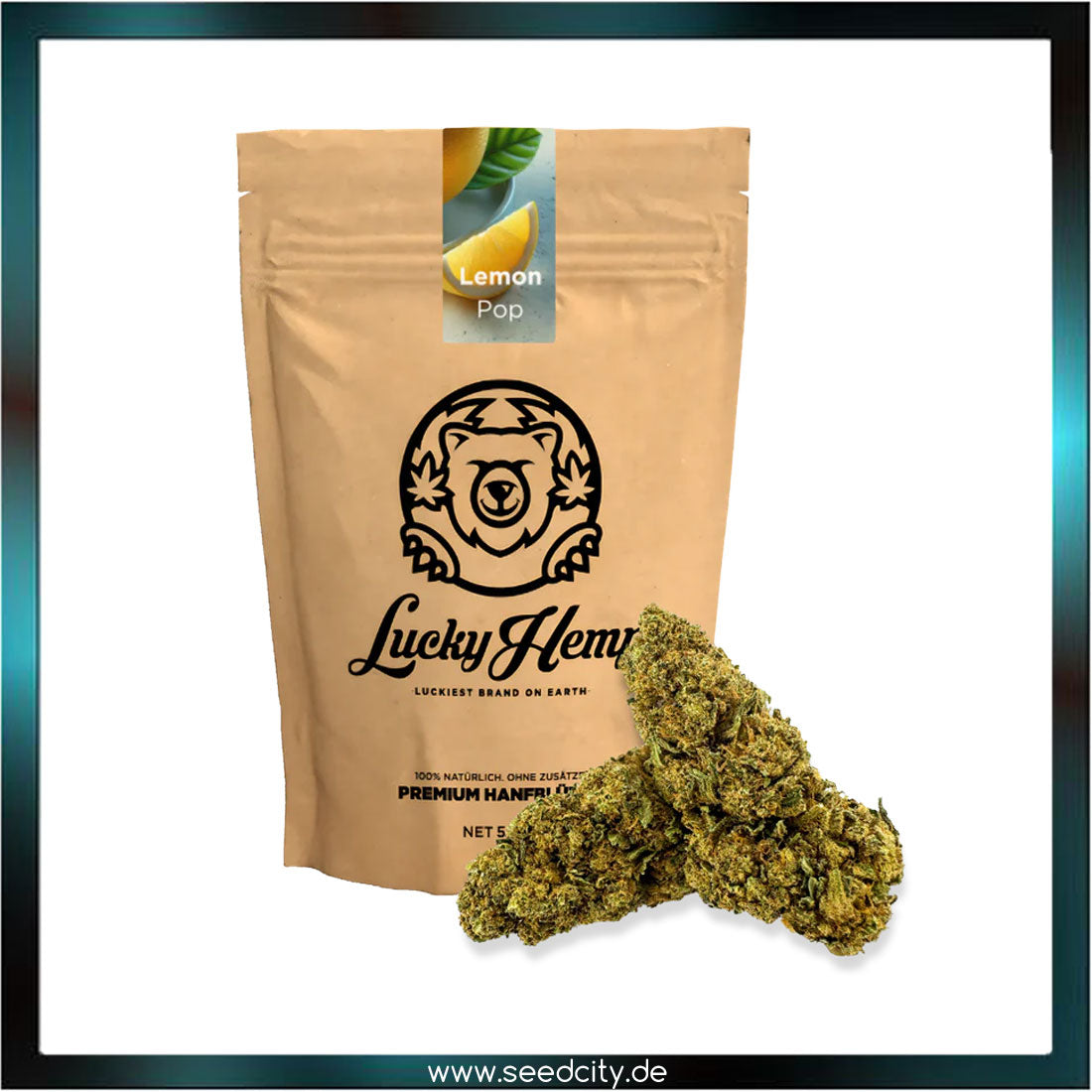 Lucky Hemp - Lemon Pop CBD - 1g Ökopack