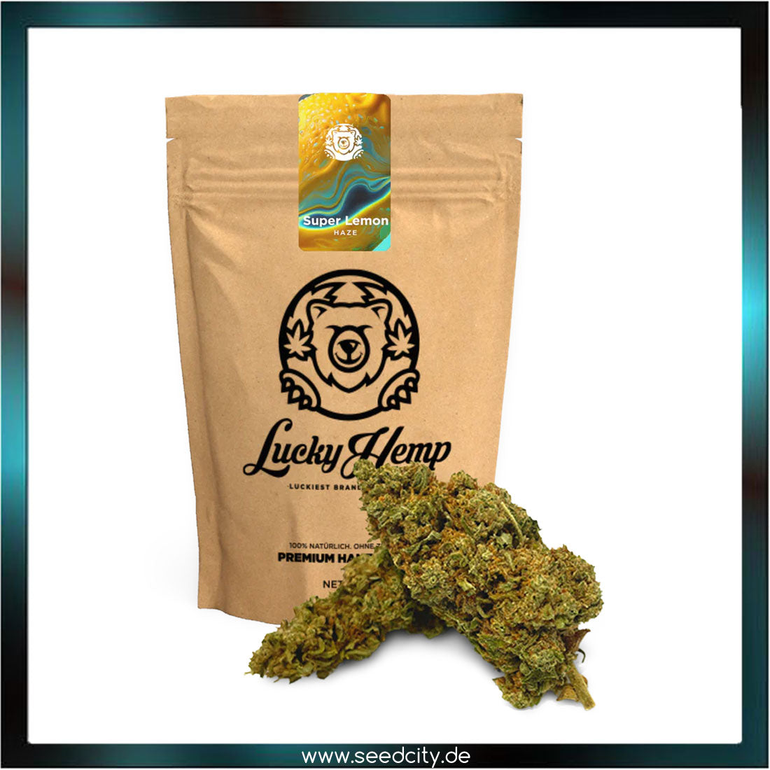 Lucky Hemp - Super Lemon Haze CBD - 1g Ökopack