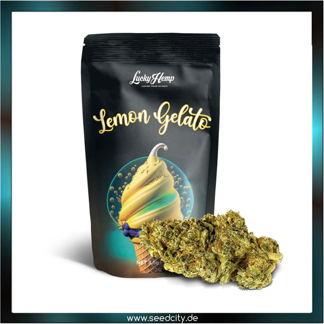 Lucky Hemp - Lemon Gelato CBD - Cali Pack