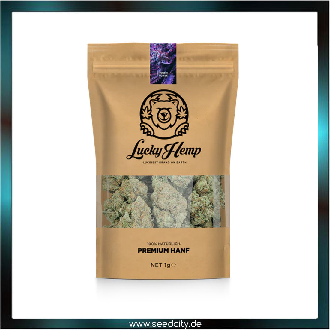 Lucky Hemp - Purple Punch CBD - 1g Ökopack