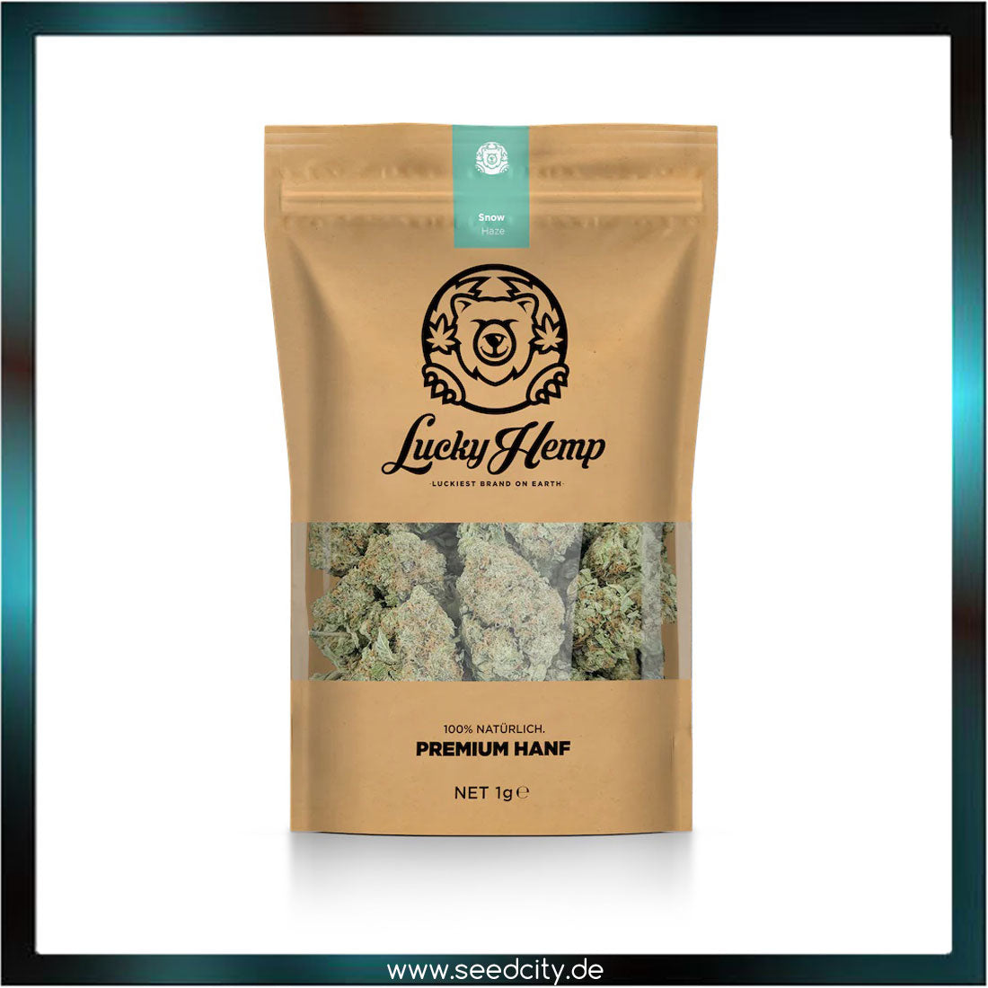 Lucky Hemp - Snow Haze CBD 40% - 1g Ökopack