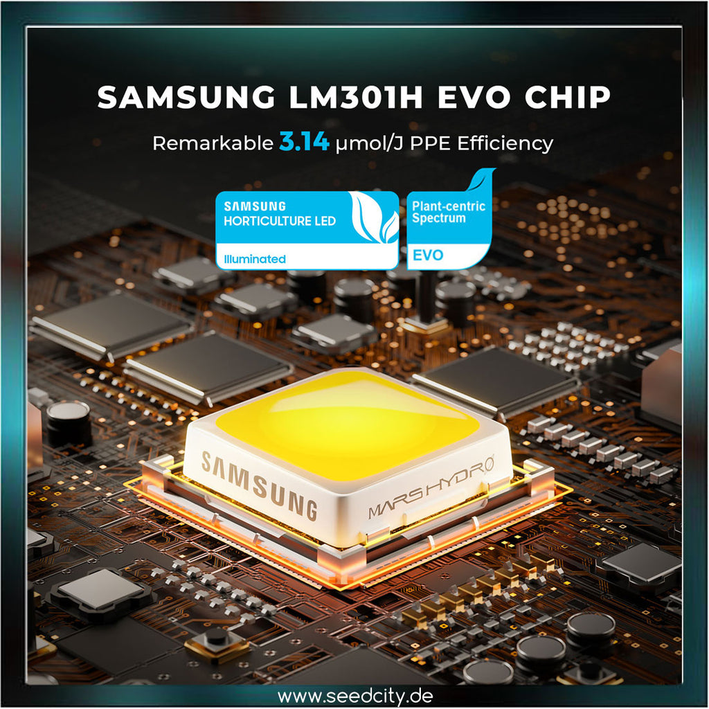 MARS HYDRO - FC1500-EVO Samsung LM301H 150W - LED Pflanzenlampe