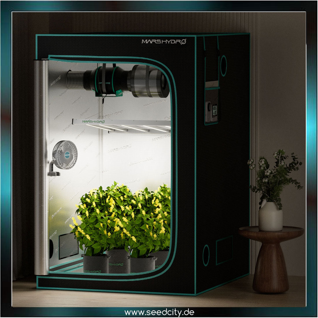MARS HYDRO - Growbox Clip Ventilator 6" - mit oszillierendem Kopf