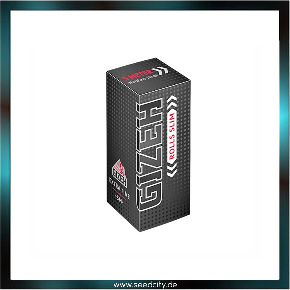 GIZEH Black - Extra Fine Rolls Slim