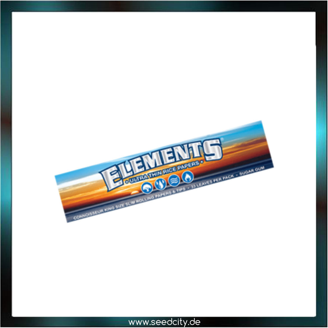 ELEMENTS - KING SIZE SLIM Rolling Papers - Ultra Thin