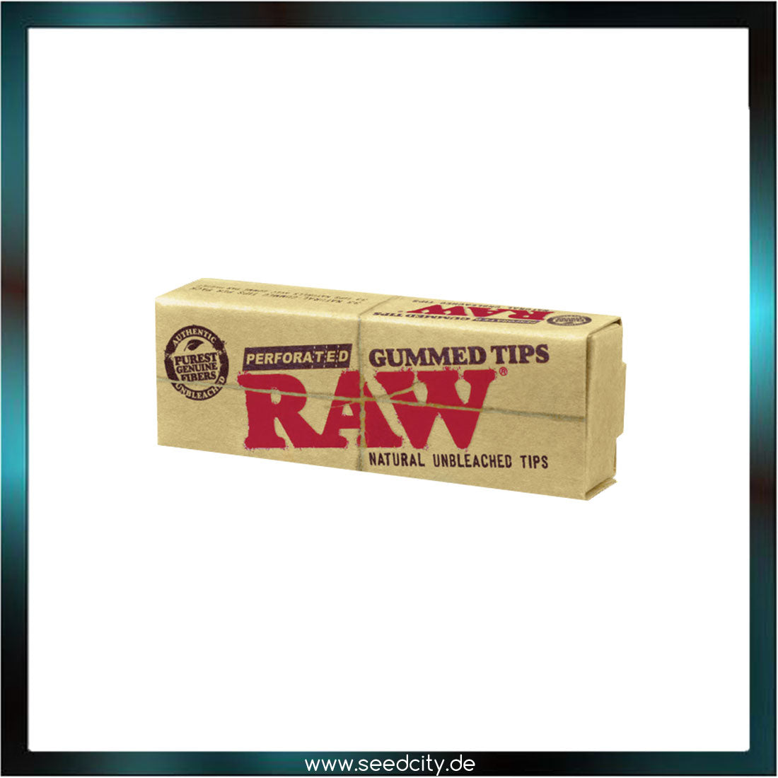 RAW Filtertips perforiert - Gummed Tips