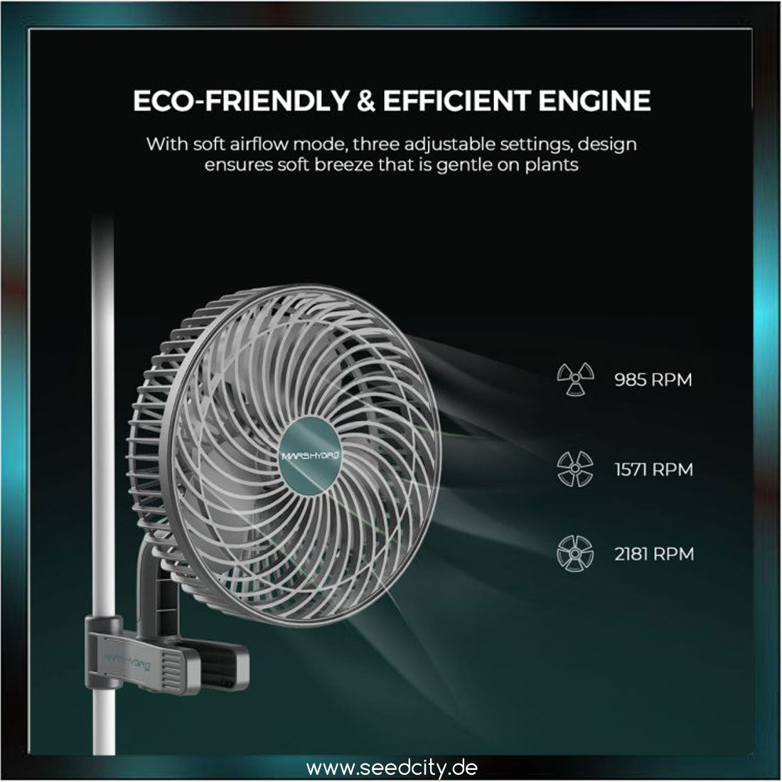 MARS HYDRO - FC-E3000 LED 300W Growbox Komplettset - 100x100x180cm