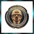 JNKO - Aschenbecher aus Glas - Rund ⌀10cm - Golden Skull