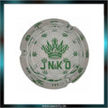JNKO - Aschenbecher aus Glas - Rund ⌀10cm - Marihuana Serie 5 - Unkrautblätter