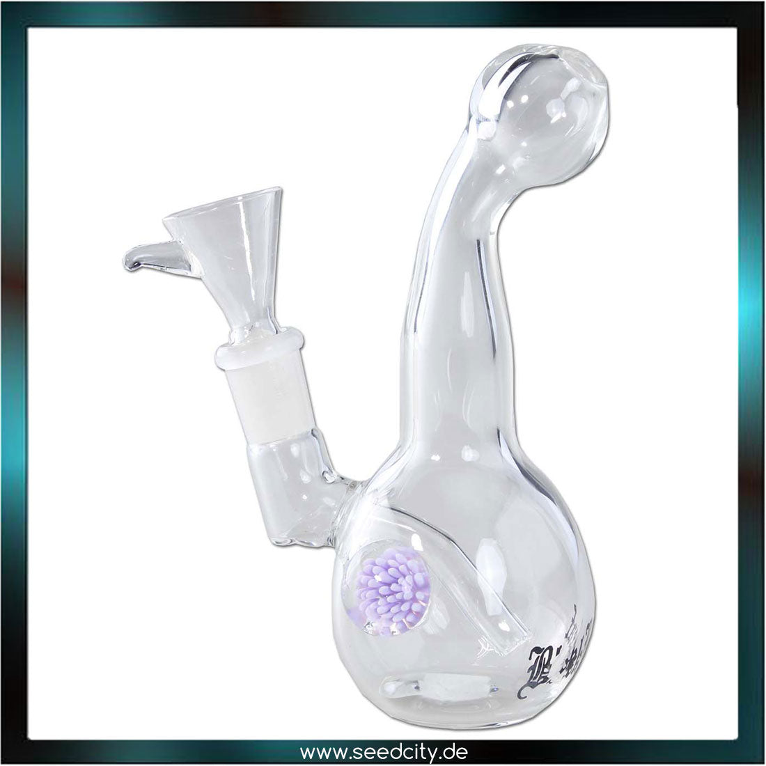BLACK LEAF - Glasbubbler für Kräuter & Öl