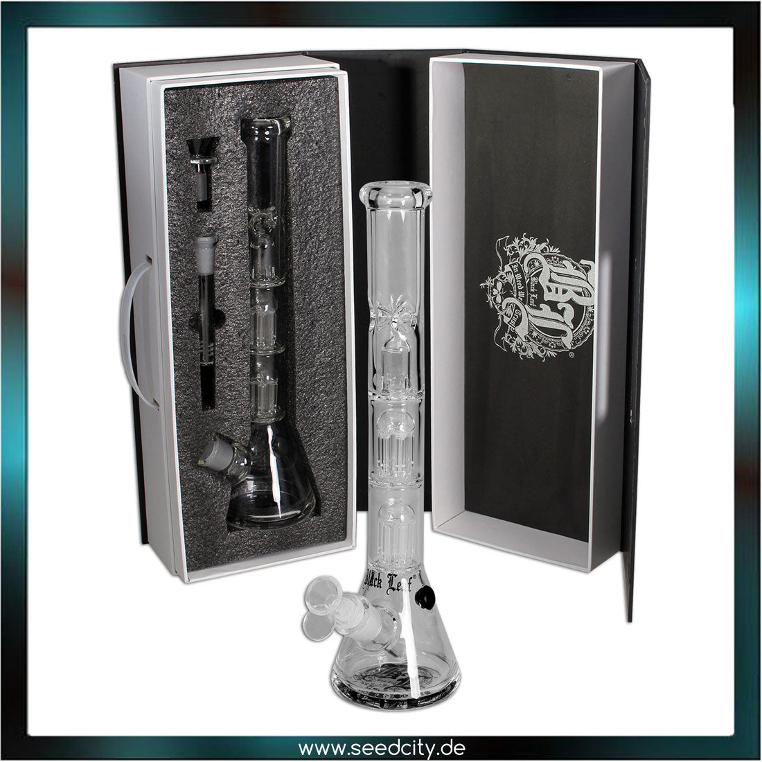 BLACK LEAF - Multilevel Eisbong im Koffer
