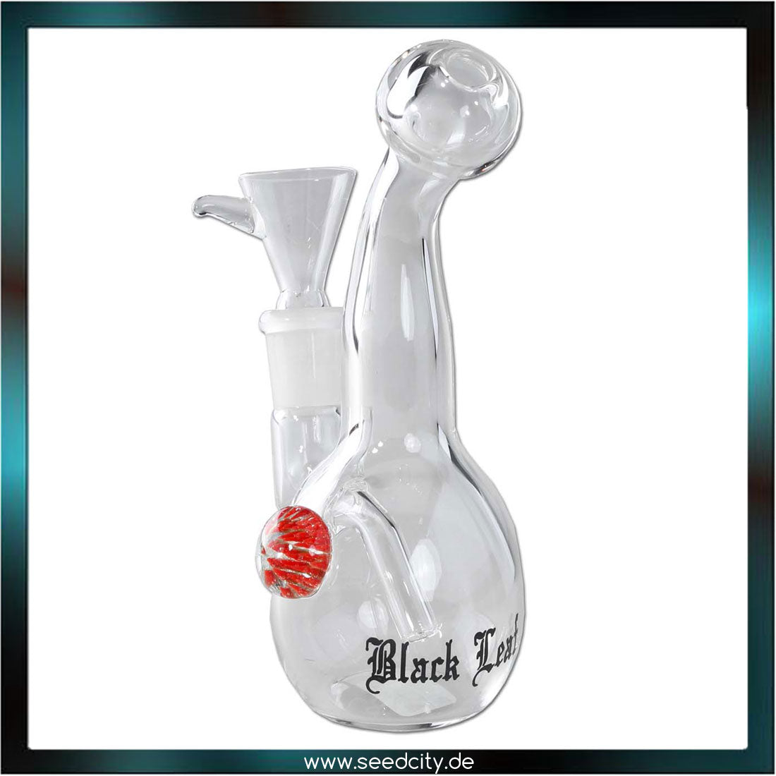 BLACK LEAF - Glasbubbler für Kräuter & Öl