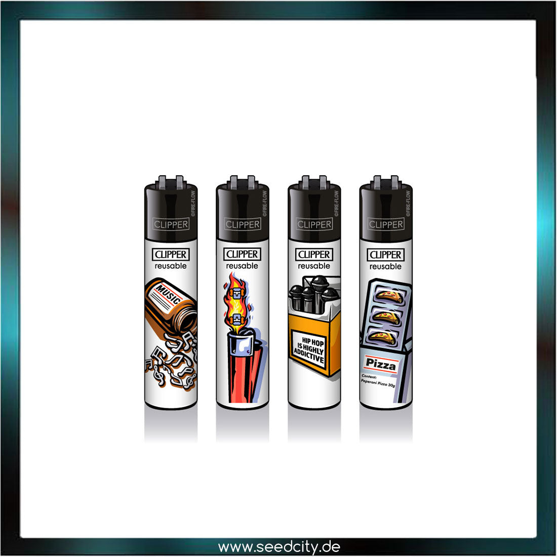 Clipper Feuerzeug - ABSTRAKT