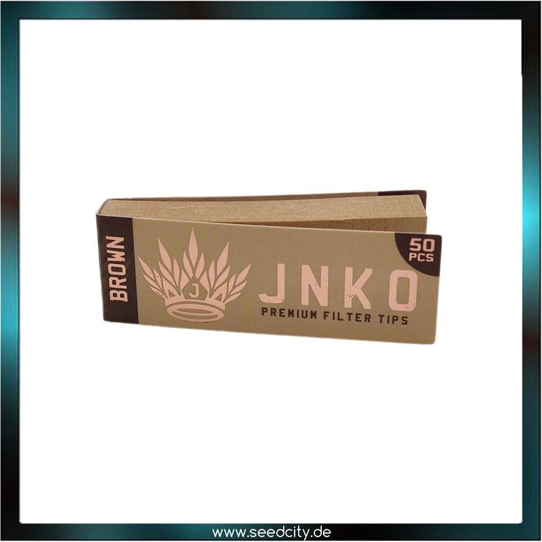 JNKO - Brown Unbleached Filtertips - perforiert