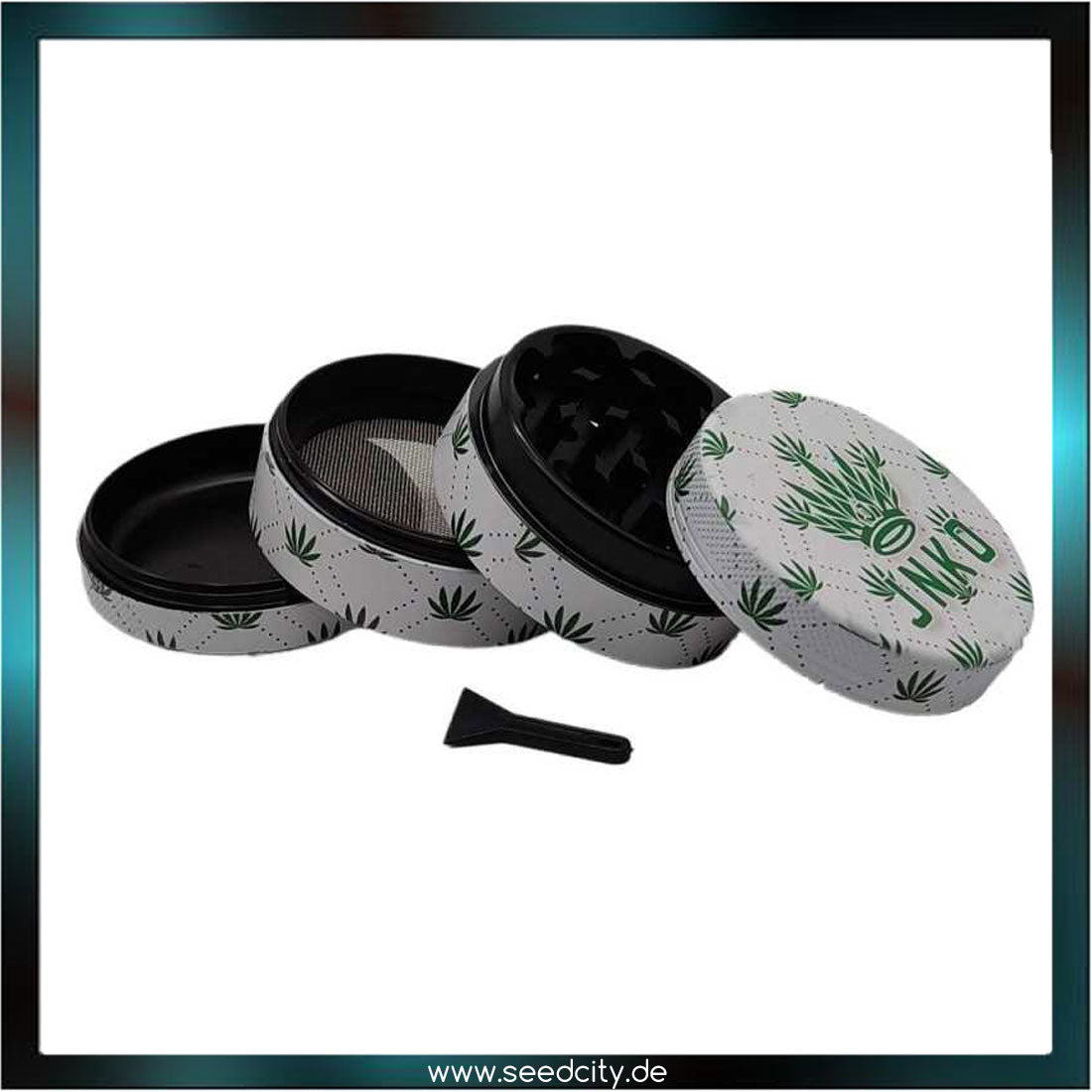 JNKO - GRINDER XL 4-tlg. Marihuana Serie 5 - Aluminium 55mm