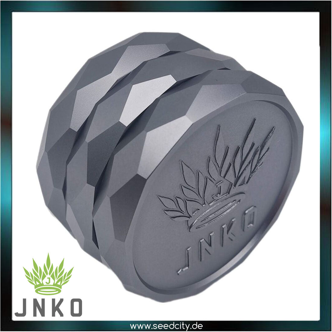 JNKO - GRINDER ROYAL XL 4-tlg. Anthrazit - Aluminium 63mm