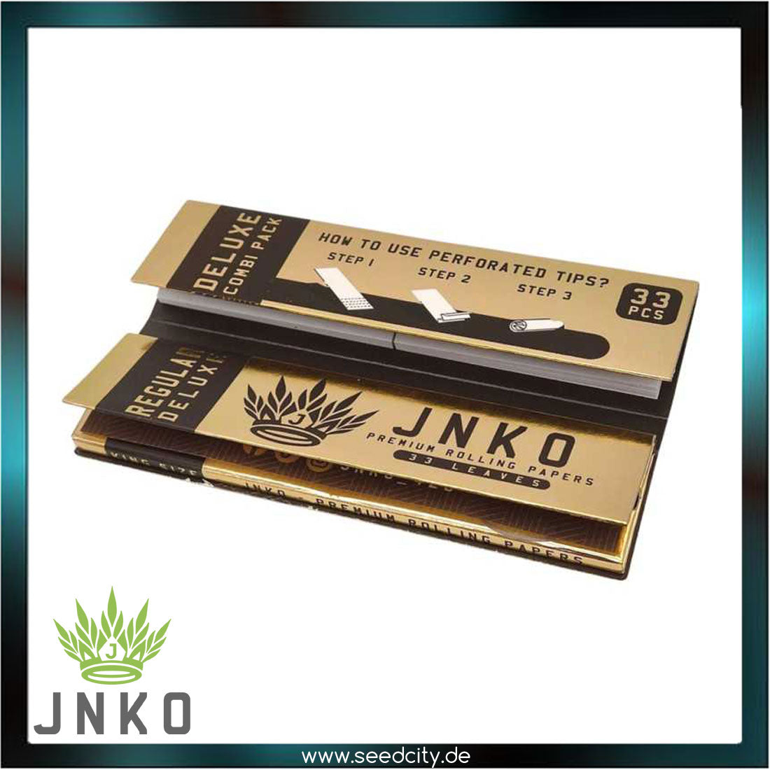 JNKO - Regular Deluxe Rolling Papers - Combi Pack