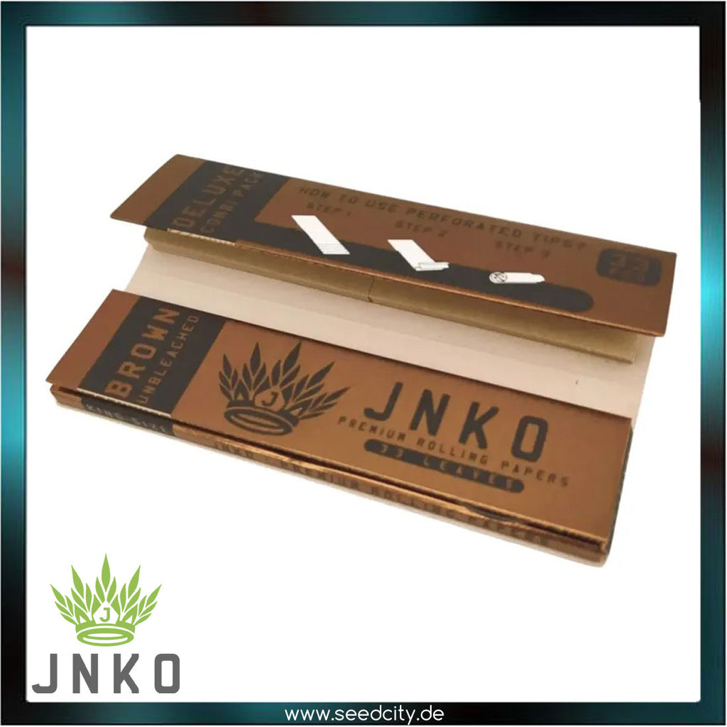 JNKO - Brown Unbleached Rolling Papers - Combi Pack