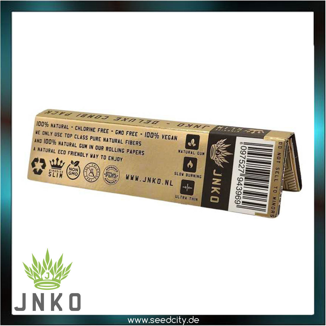 JNKO - Regular Deluxe Rolling Papers - Combi Pack