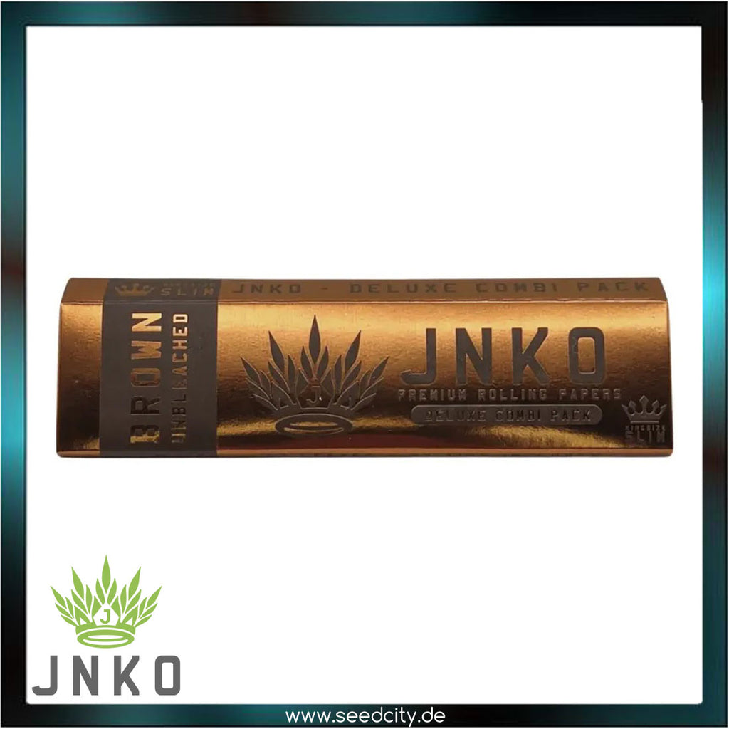 JNKO - Brown Unbleached Rolling Papers - Combi Pack