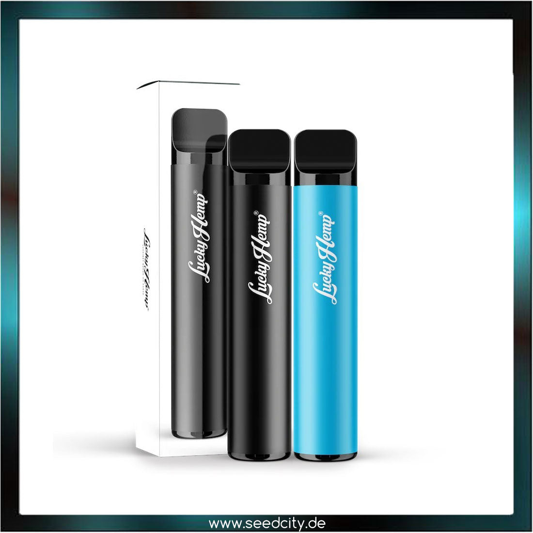 Lucky Hemp - Vape Batterie + 2 x Pods Peach Ice