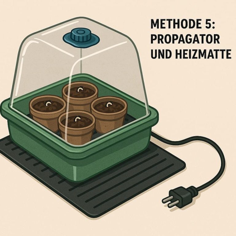 Methode 5 Propagator und Heizmatte